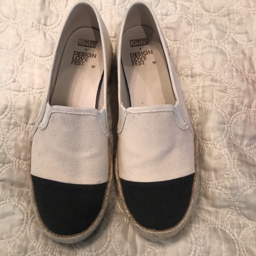 Keds Sz 10 espadrille. GUC